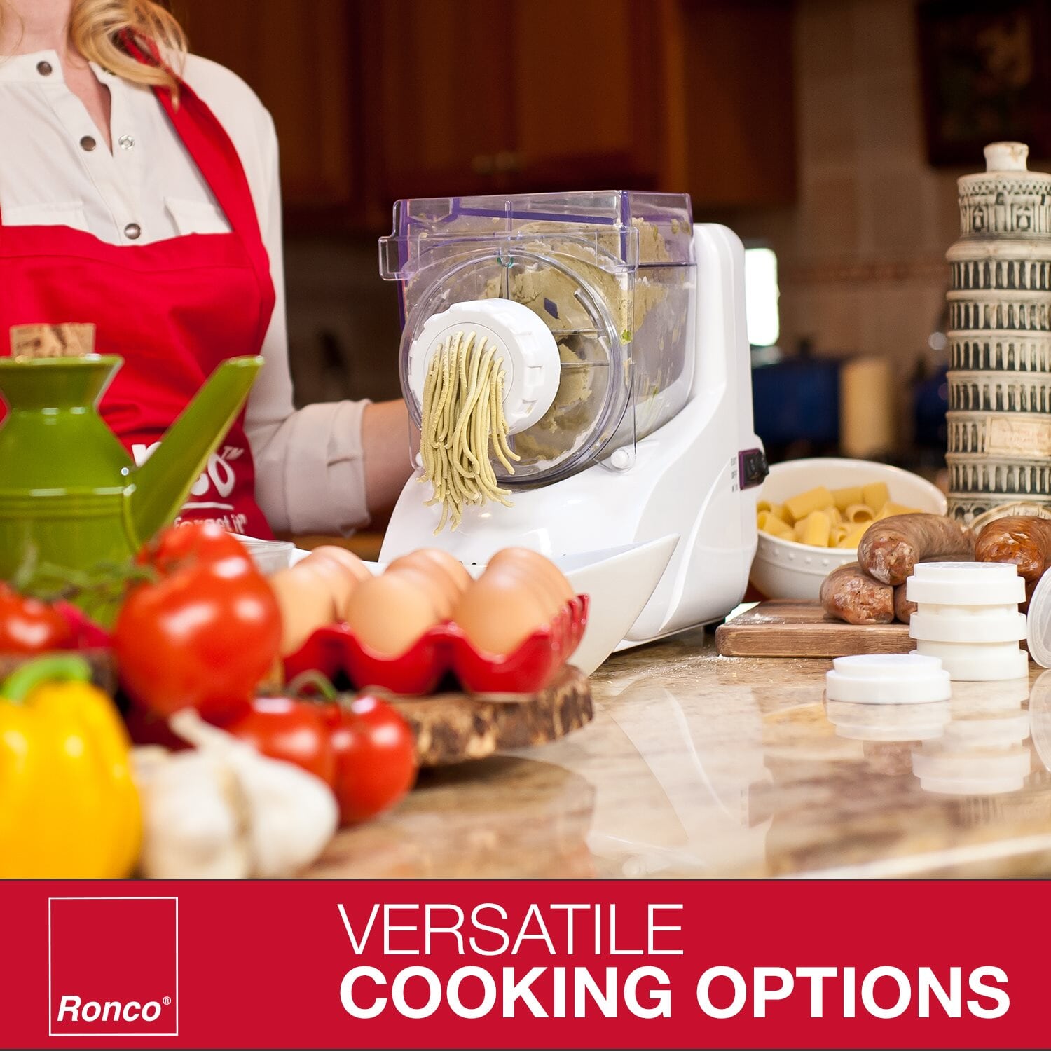 Ronco Pasta Maker, Automatic Pasta Maker Machine, 5 Types of Pasta